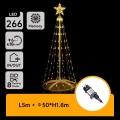 Aigostar - Decorațiune luminoasă de Crăciun pentru exterior LED/3,6W/31/230V 2700K 180 cm IP44