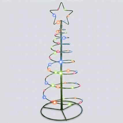 Aigostar - LED decorațiune solară de Crăciun LED/0,59W/3,7V 100 cm IP65 130 mAh multicoloră
