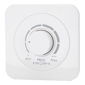 Aigostar - Dimmer cu ramă 250V/10A alb