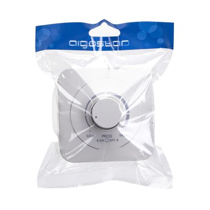 Aigostar - Dimmer cu ramă 250V/10A alb