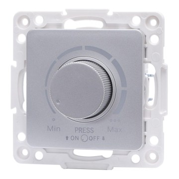 Aigostar - Dimmer fără ramă 250V/10A argintiu