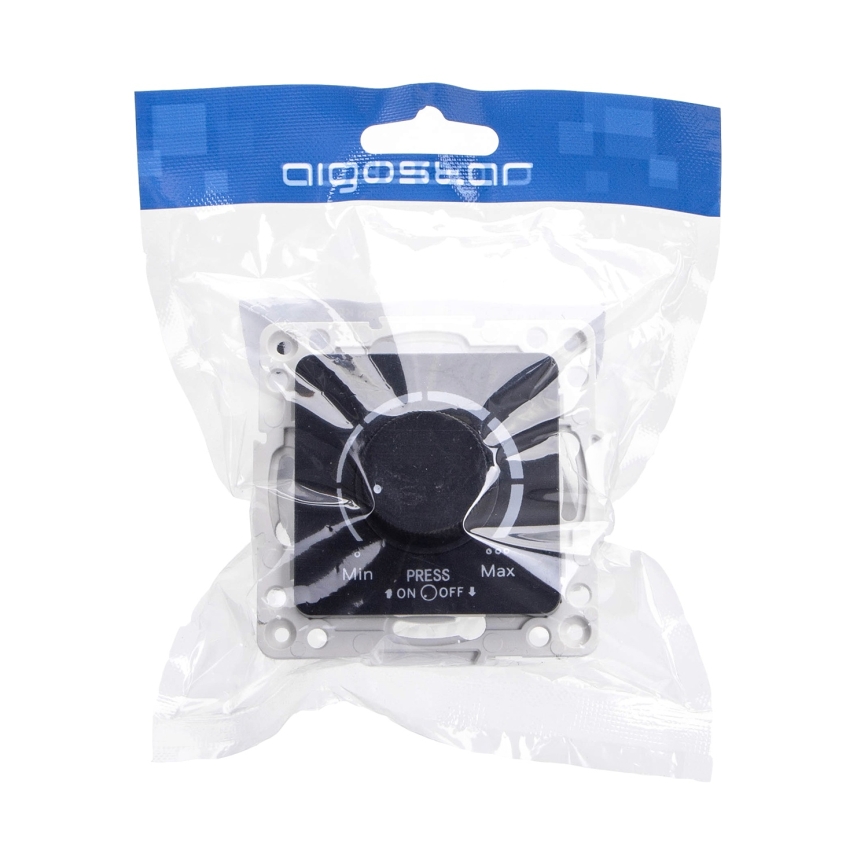 Aigostar - Dimmer fără ramă 250V/10A negru