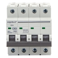 Aigostar - Disjunctor 4 poli 4P-63A-C 400V