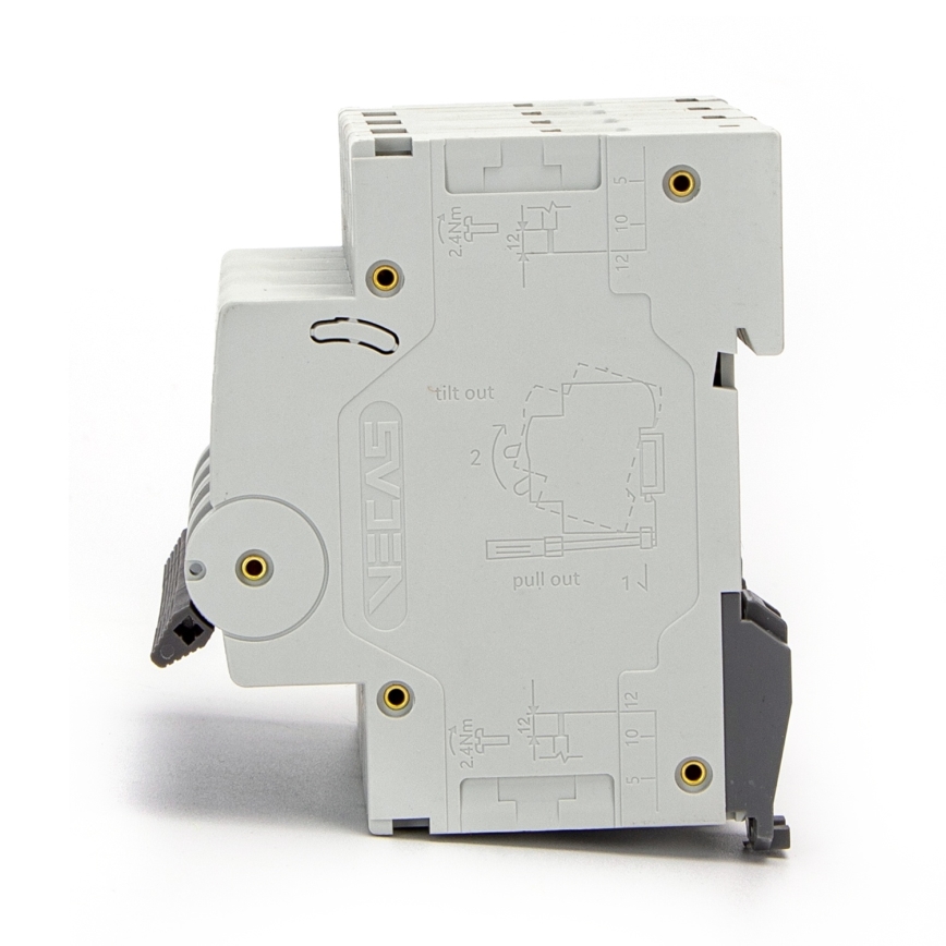 Aigostar - Disjunctor 4 poli 4P-63A-C 400V