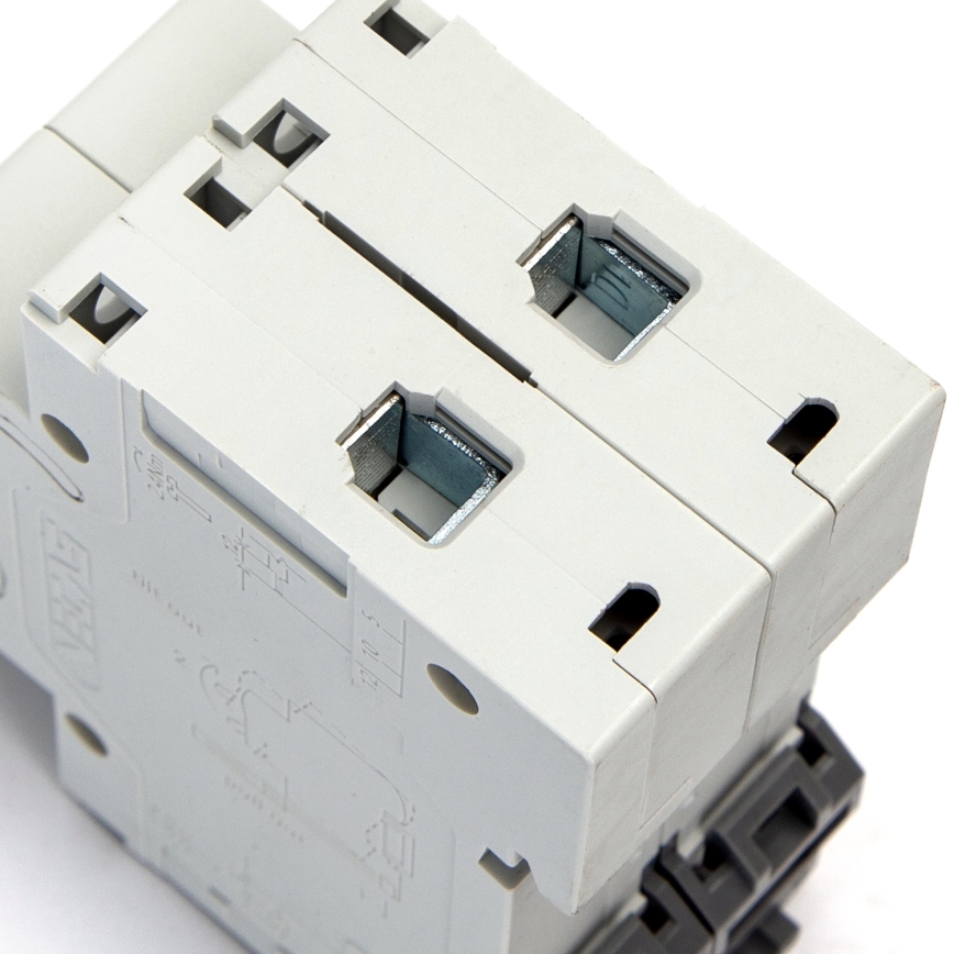 Aigostar - Disjunctor bipolar (2P), 63 A, caracteristică C, 230-400 V