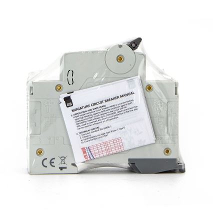 Aigostar - Disjunctor bipolar (2P), 63 A, caracteristică C, 230-400 V