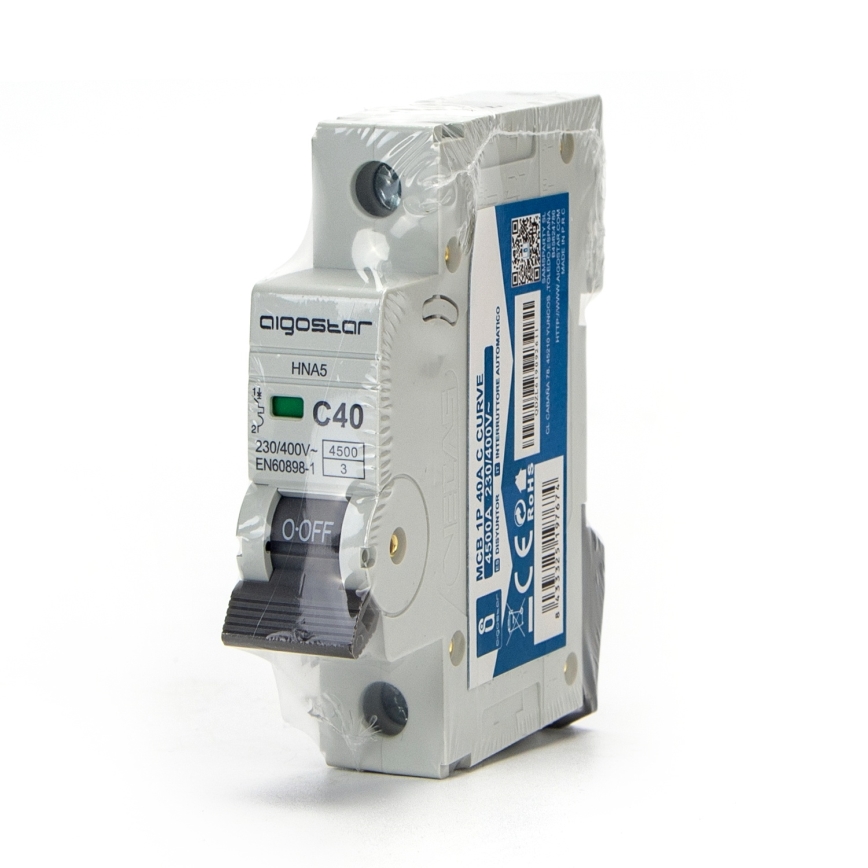 Aigostar - Disjunctor monofazat 1P-40A-C 230-400V