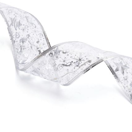 Aigostar - Ghirlandă LED de Crăciun 100xLED/3xAA 10 m alb cald argintiu