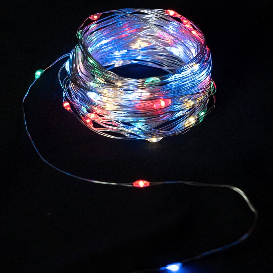 Aigostar - Ghirlandă de Crăciun cu LED, 40xLED/2x3V, 4m, multicoloră