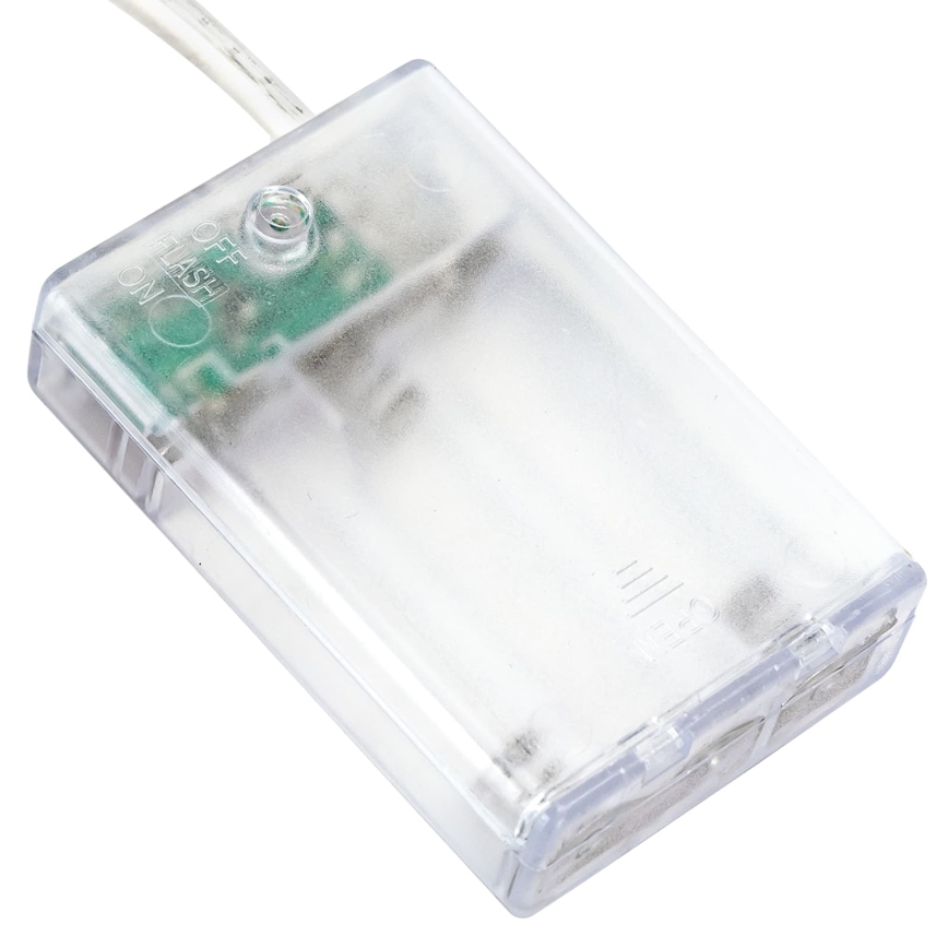 Aigostar - Ghirlandă de Crăciun cu LED 50xLED/3xAA 5,3m alb rece