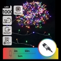 Aigostar - Ghirlandă de Crăciun LED pentru exterior, 1000 LED, 8 funcții, 53 m, IP44, multicoloră