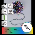 Aigostar - Ghirlandă de Crăciun LED pentru exterior, 150 LED-uri, 8 funcții, 18 m, IP44, multicolor