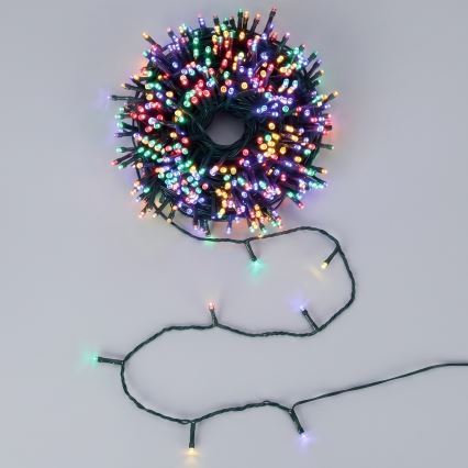 Aigostar - Ghirlandă de Crăciun LED pentru exterior, 150 LED-uri, 8 funcții, 18 m, IP44, multicolor