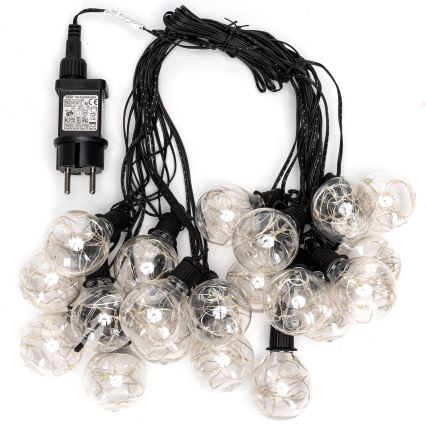 Aigostar - Ghirlandă decorativă LED de exterior 160xLED 10m IP44 alb rece