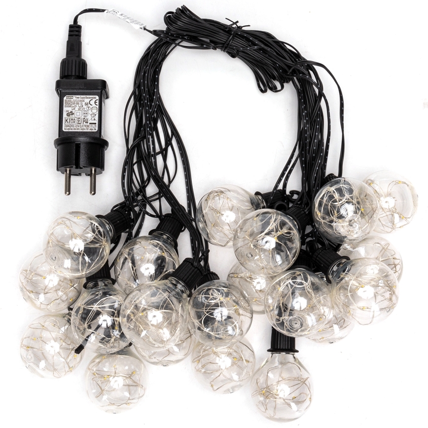 Aigostar - Ghirlandă decorativă LED de exterior 160xLED 10m IP44 alb rece