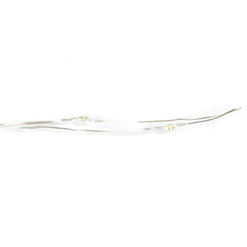 Aigostar - Ghirlandă LED, 100 de LED-uri, alimentare cu 3 baterii AA, 10,3 m, alb rece
