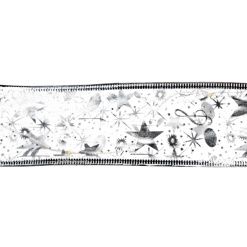 Aigostar - Ghirlandă LED, 100 LED/3xAA, 10 m, alb cald, argintiu