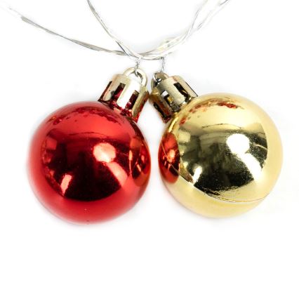 Aigostar - Ghirlandă LED 20xLED/3xAA 2m alb cald