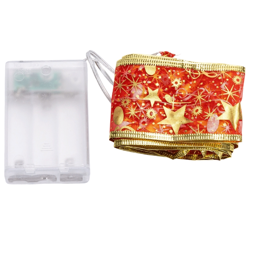 Aigostar - Ghirlandă LED 20xLED/3xAA, 2 m, alb cald, roșu