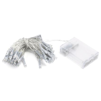 Aigostar - Ghirlandă LED 50xLED/3xAA 5,3m multicoloră