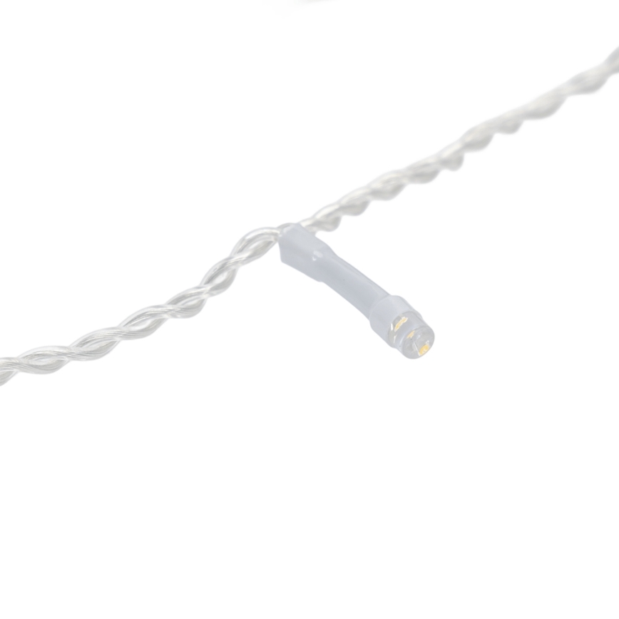 Aigostar - Ghirlandă LED de exterior pentru Crăciun, 50 m, 1000 LED-uri, 8 funcții, IP44, alb cald