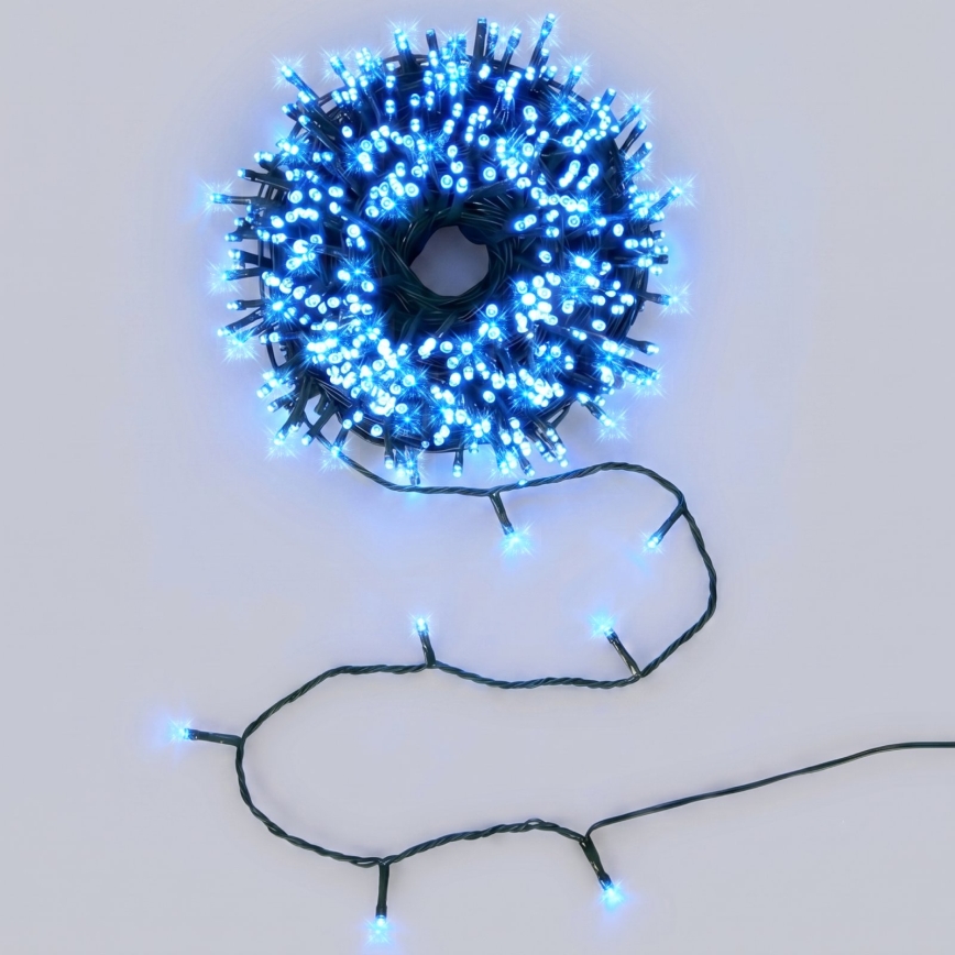 Aigostar - Ghirlandă LED de Crăciun pentru exterior 100xLED 13m IP44 albastru