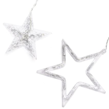 Aigostar - Ghirlandă LED pentru exterior, 120 LED, 8 funcții, 3 x 0,6 m, IP44, alb cald, cu telecomandă