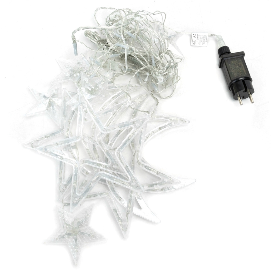 Aigostar - Ghirlandă LED pentru exterior 120 LED/6W/230V/8 funcții 3 x 0,6 m IP44 alb rece + telecomandă