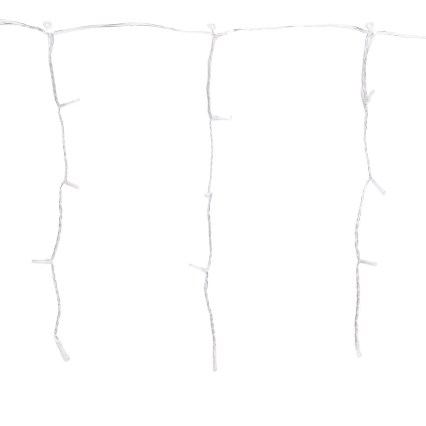 Aigostar - Instalație luminoasă LED de exterior 200xLED/8 funcții 10x0,4m IP44 alb cald