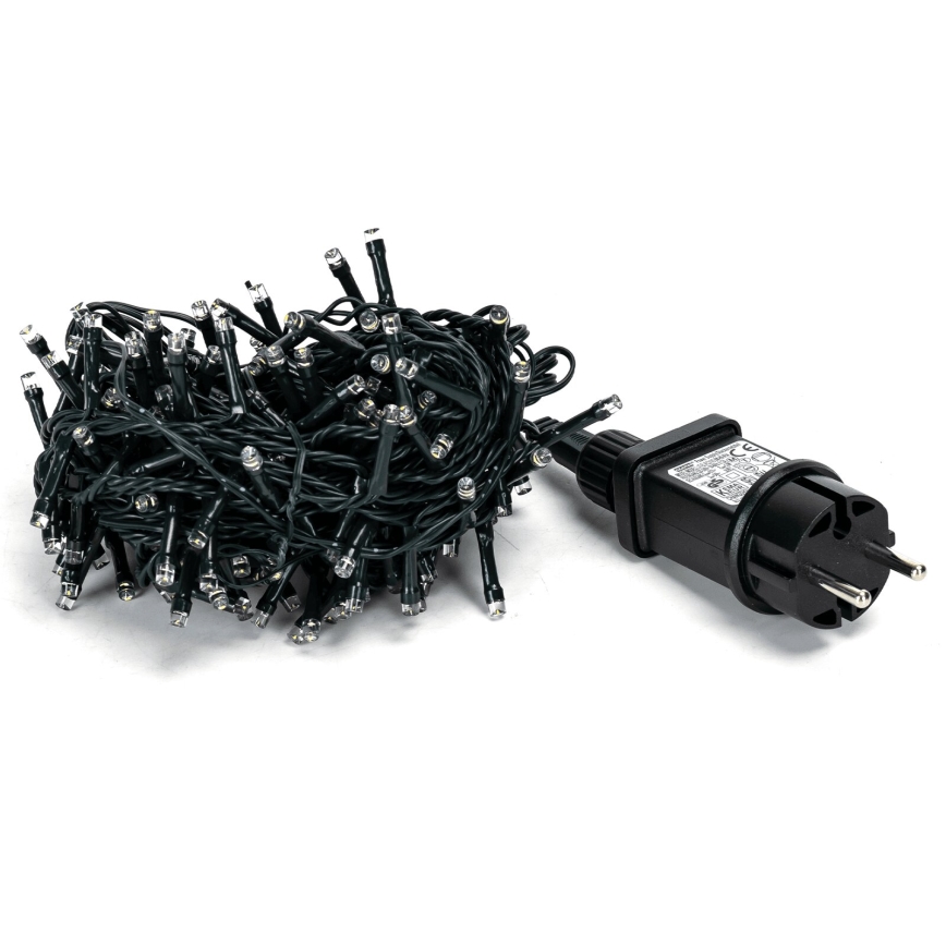 Aigostar - Ghirlandă LED de Crăciun pentru exterior, 200 LED, 8 funcții, 13 m, IP44, alb cald