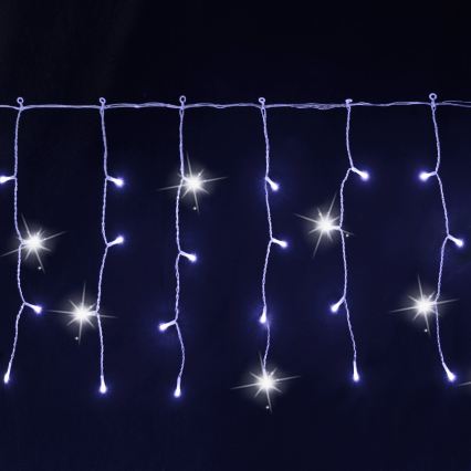 Aigostar - Ghirlandă LED de Crăciun pentru exterior, 200 LED, 8x0,4 m, IP44, alb rece