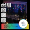 Aigostar - Ghirlandă LED de Crăciun pentru exterior 200xLED/8 funcții 3xAA 13x0,6 m IP44 multicolor