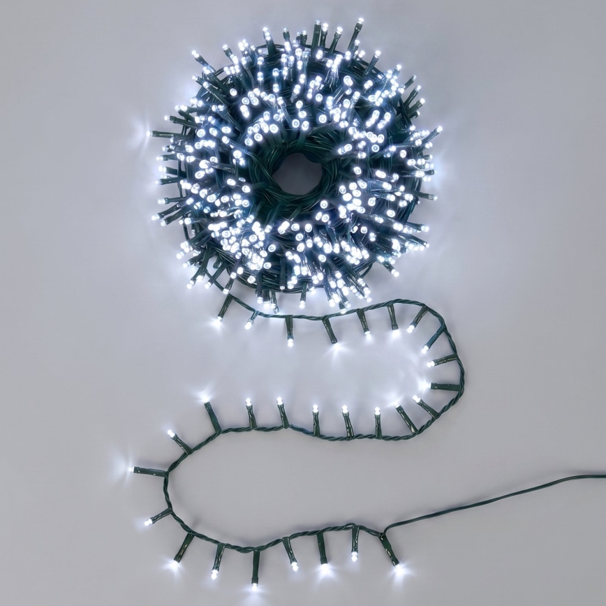 Aigostar - Ghirlandă LED de Crăciun pentru exterior 2500xLED/8 funcții 53m IP44 alb rece