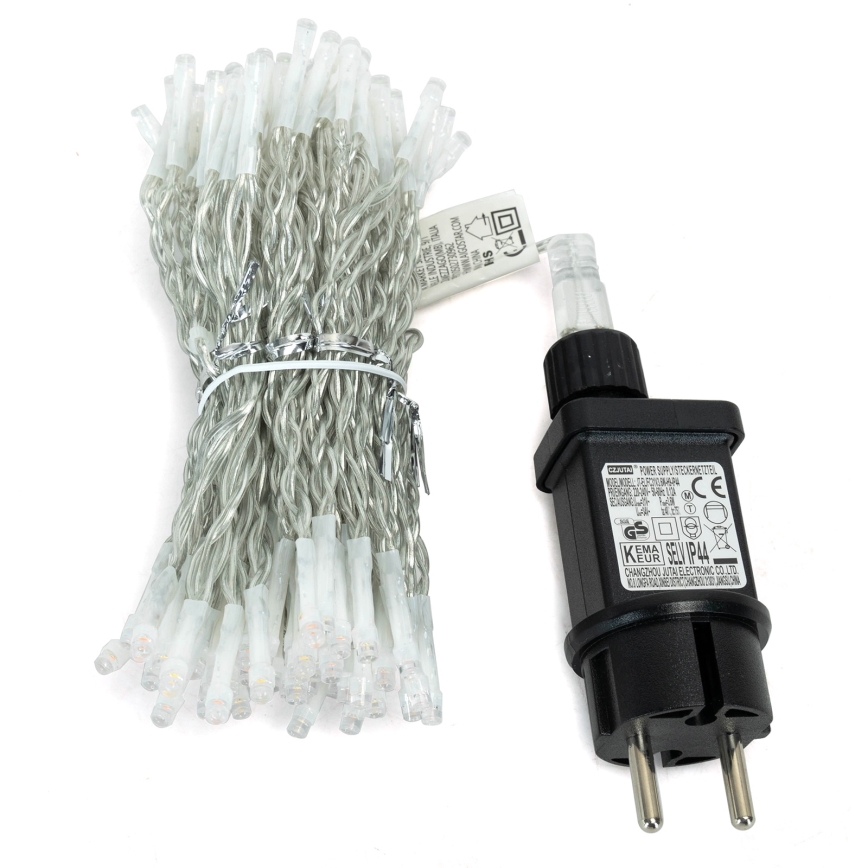 Aigostar - Ghirlandă LED pentru exterior 300xLED/8 funcții 3x1m IP44 alb cald + telecomandă