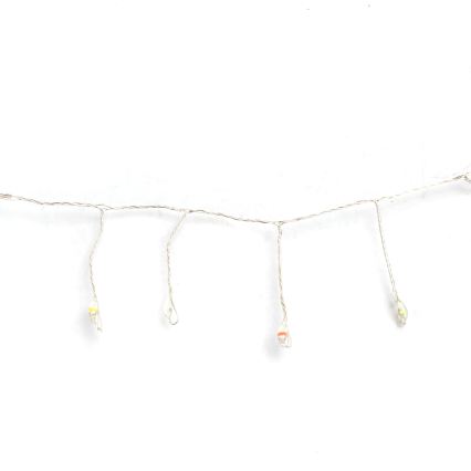Aigostar - Ghirlandă LED de Crăciun pentru exterior 300xLED/8 funcții 3xAA 9,3m IP44 multicolor