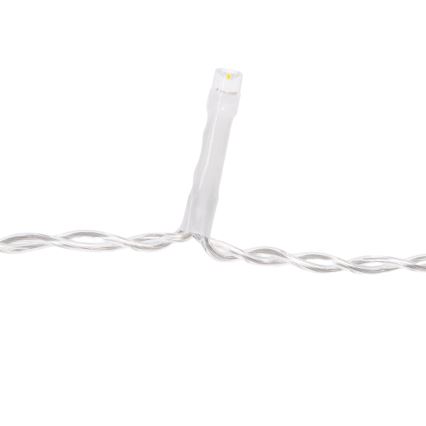 Aigostar - Ghirlandă LED de exterior pentru Crăciun, 300 LED-uri, 8 funcții, 3 x AA, 18 x 0,6 m, IP44, multicoloră