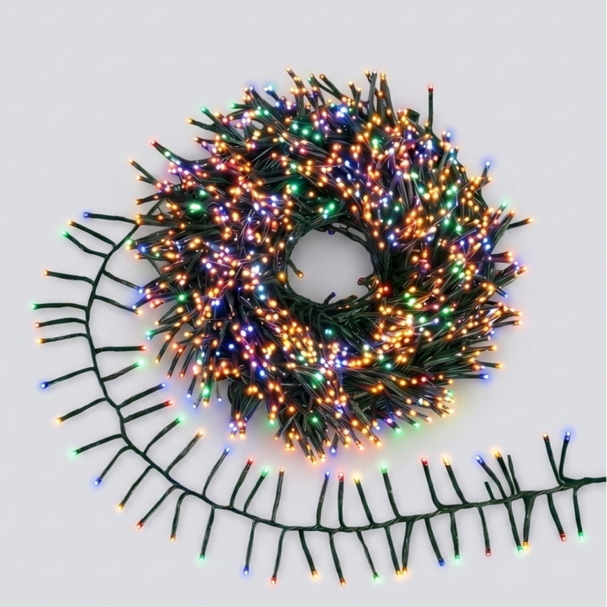 Aigostar - Ghirlandă LED de exterior pentru Crăciun 400xLED/8 funcții 13m IP44 multicoloră