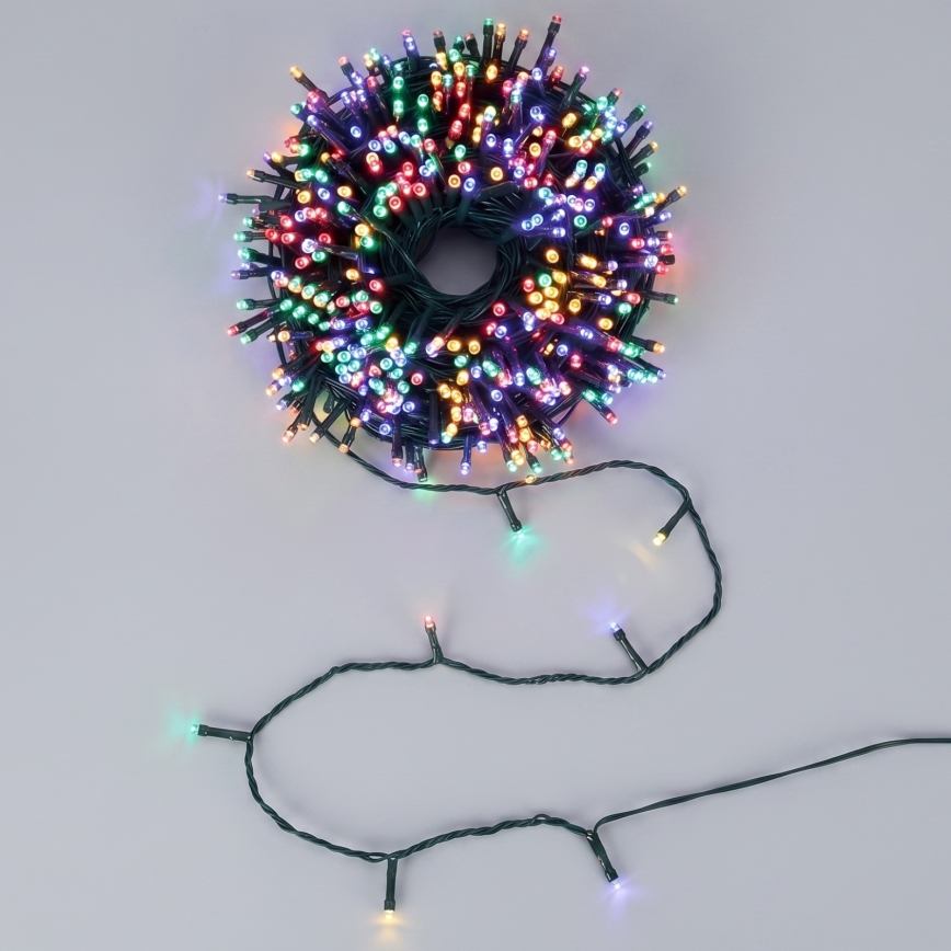 Aigostar - Ghirlandă LED de exterior pentru Crăciun, 50 LED / 8 funcții, 8 m, IP44, multicoloră