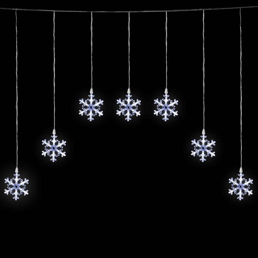 Aigostar - Ghirlandă de Crăciun LED pentru exterior 84xLED/8 funcții 1,2x1m IP44 alb rece fulgi