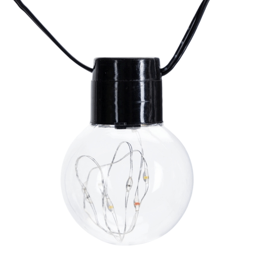 Aigostar - Ghirlandă LED decorativă pentru exterior, 160 LED-uri, 10 m, IP44, alb cald