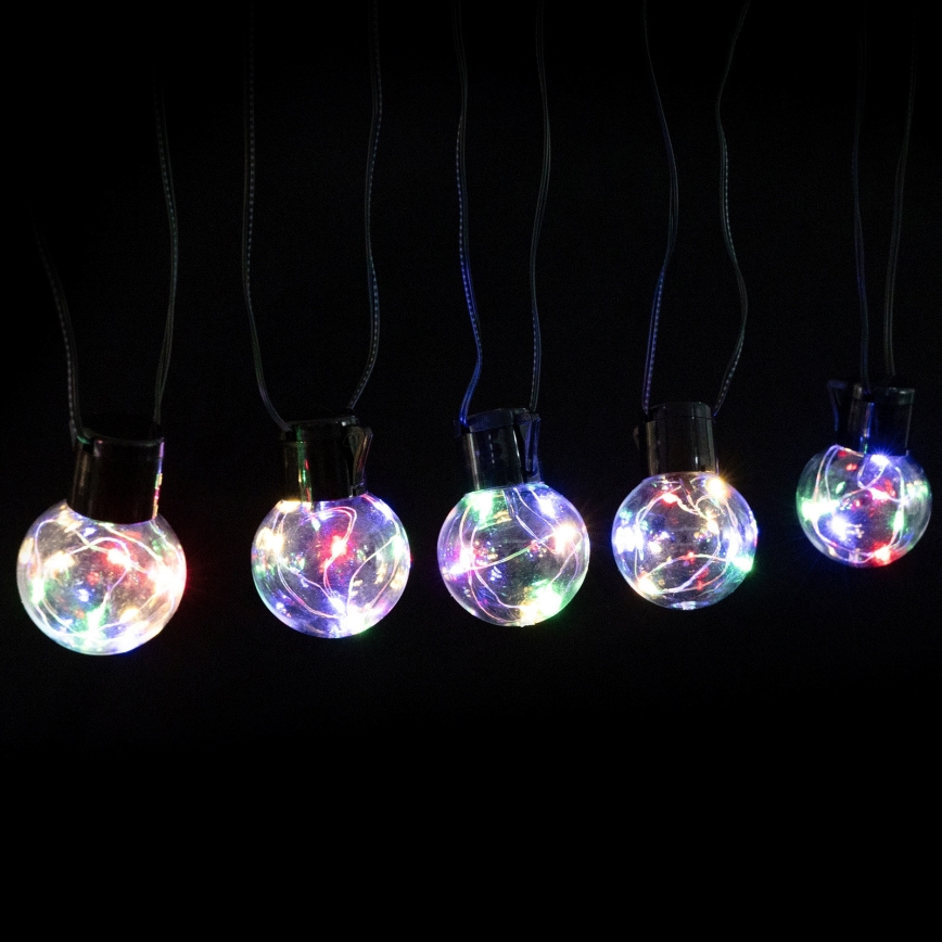 Aigostar - Ghirlandă LED decorativă pentru exterior, 160 LED, 10 m, IP44, multicoloră