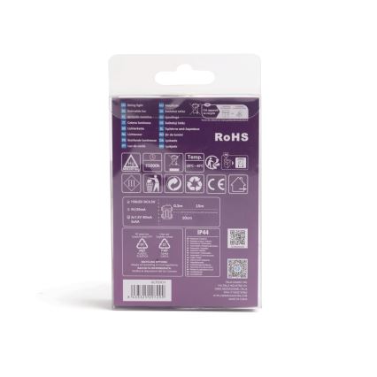 Aigostar - Ghirlandă LED de exterior, 150 LED, 8 funcții, 3xAA, 15,3 m, IP44, multicoloră