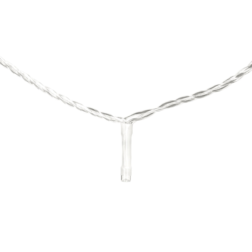 Aigostar - Ghirlandă LED pentru exterior, 200 LED, 8 funcții, 23 m, IP44, alb rece