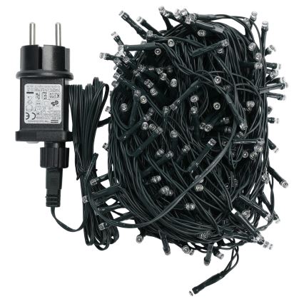 Aigostar - Ghirlandă LED pentru exterior, 200 LED, 8 funcții, 20 m, IP44, alb rece