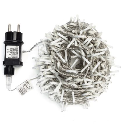 Aigostar - Ghirlandă LED de exterior 400 LED, 8 funcții, 20 m, IP44, alb cald