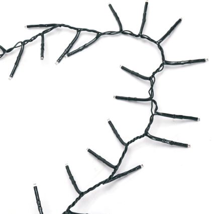 Aigostar - Ghirlandă LED pentru exterior, de Crăciun, 200 LED, 8 funcții, 8 m, IP44, alb rece