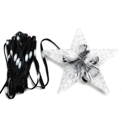 Aigostar - Ghirlandă LED inteligentă pentru exterior RGBICW MESH, 50 LED, 5 m, IP44, cu telecomandă