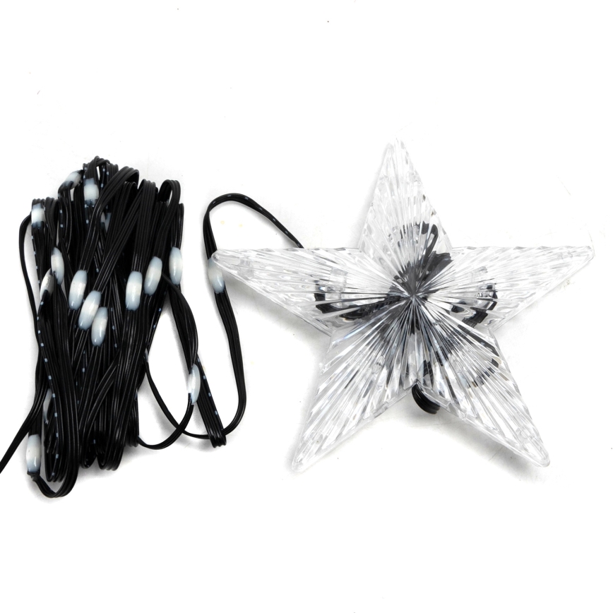 Aigostar - Ghirlandă LED inteligentă pentru exterior RGBICW MESH, 50 LED, 5 m, IP44, cu telecomandă