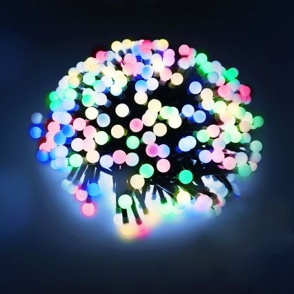 Aigostar - Ghirlandă LED decorativă pentru exterior, 100 LED-uri, 8 funcții, 10 m, IP44, multicoloră