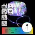 Aigostar - Ghirlandă LED solară de Crăciun 100xLED/8 funcții 12m IP65 800 mAh multicoloră